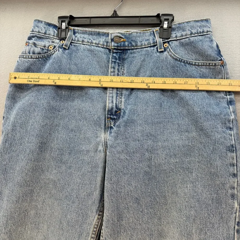 Levi's 522 Jeans Women's 18M  Blue Tapered Fit High Rise Vintage Made in the USA - Picture 9 of 12